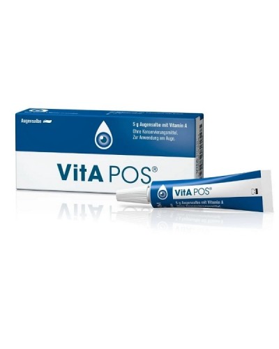 VITA-POS OINTMENT WITH VITAMIN A ΟΦΘΑΛΜΙΚΗ ΑΛΟΙΦΗ 5GR