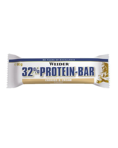 WEIDER 32% PROTEIN BAR COOKIES & CREAM 60GR