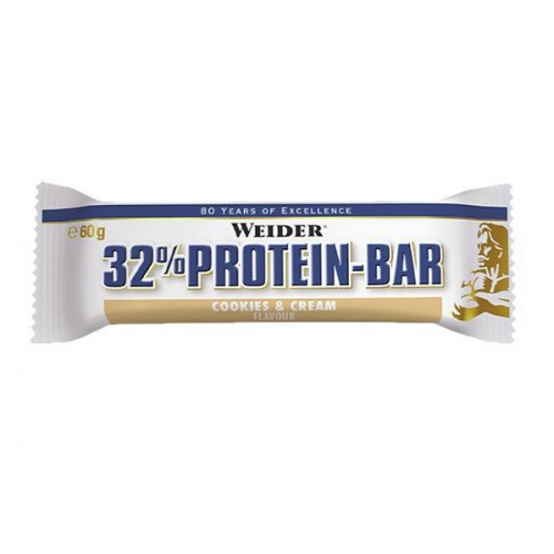 WEIDER 32% PROTEIN BAR COOKIES & CREAM 60GR