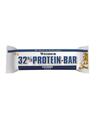 WEIDER 32% PROTEIN BAR COCONUT 60GR