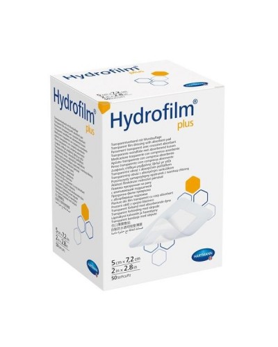 HARTMANN HYDROFILM PLUS ΓΑΖΑ ΣΕ ΔΙΑΦΑΝΗ ΑΥΤΟΚΟΛΛΗΤΗ ΜΕΜΒΡΑΝΗ ΑΠΟΣΤΕΙΡΩΜΕΝΗ ΑΔΙΑΒΡΟΧΗ 5x7,2cm 50τμχ