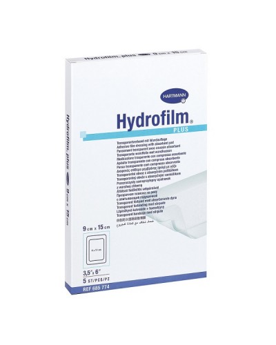 HARTMANN HYDROFILM PLUS ΓΑΖΑ ΣΕ ΔΙΑΦΑΝΗ ΑΥΤΟΚΟΛΛΗΤΗ ΜΕΜΒΡΑΝΗ ΑΠΟΣΤΕΙΡΩΜΕΝΗ ΑΔΙΑΒΡΟΧΗ 9x15cm 25τμχ