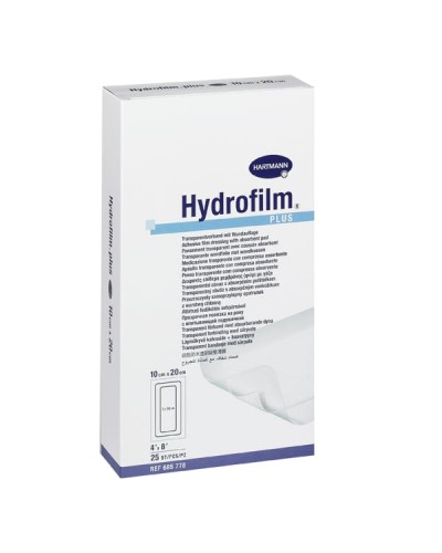 HARTMANN HYDROFILM PLUS ΓΑΖΑ ΣΕ ΔΙΑΦΑΝΗ ΑΥΤΟΚΟΛΛΗΤΗ ΜΕΜΒΡΑΝΗ ΑΠΟΣΤΕΙΡΩΜΕΝΗ ΑΔΙΑΒΡΟΧΗ 10x20cm 25τμχ