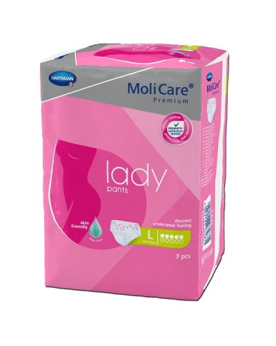 HARTMANN MOLICARE PREMIUM LADY PANTS ΓΥΝΑΙΚΕΙΟ ΕΣΩΡΟΥΧΟ Large 5 Σταγόνων 7τμχ