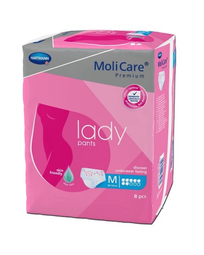 HARTMANN MOLICARE PREMIUM LADY PANTS ΓΥΝΑΙΚΕΙΟ ΕΣΩΡΟΥΧΟ Medium 7 Σταγόνων 8τμχ