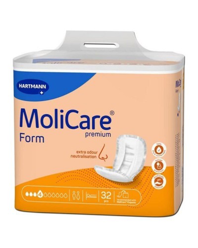 HARTMANN MOLICARE PREMIUM FORM SOFT ΣΕΡΒΙΕΤΕΣ ΑΚΡΑΤΕΙΑΣ 4 ΣΤΑΓΟΝΕΣ 32ΤΜΧ