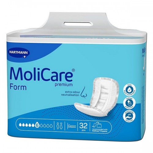 HARTMANN MOLICARE PREMIUM FORM EXTRA PLUS ΣΕΡΒΙΕΤΕΣ ΑΚΡΑΤΕΙΑΣ 6 ΣΤΑΓΟΝΩΝ 32ΤΜΧ