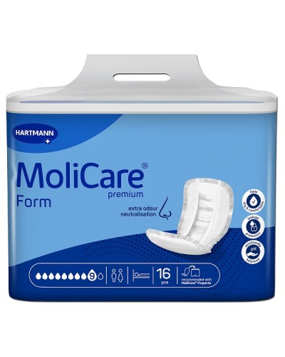 HARTMANN MOLICARE PREMIUM FORM SOFT ΣΕΡΒΙΕΤΕΣ ΑΚΡΑΤΕΙΑΣ 9 ΣΤΑΓΟΝΩΝ 16ΤΜΧ