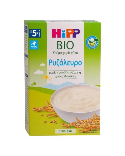 HIPP ΡΥΖΑΛΕΥΡΟ ΧΩΡΙΣ ΓΑΛΑ ΑΠΟ ΤΟΝ 5ο ΜΗΝΑ 200GR