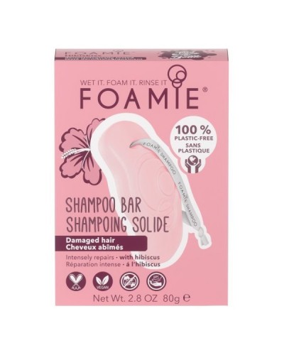 FOAMIE SHAMPOO BAR HIBISKISS DAMAGED HAIR 80GR