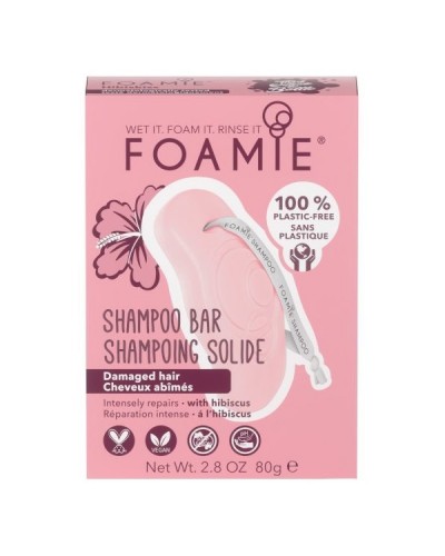 FOAMIE SHAMPOO BAR HIBISKISS DAMAGED HAIR 80GR