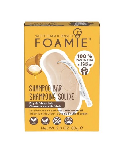 FOAMIE SHAMPOO BAR KISS ME ARGAN DRY & FRIZZY HAIR 80GR