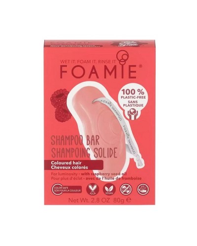 FOAMIE SHAMPOO BAR THE BERRY BEST COLORED HAIR 80GR