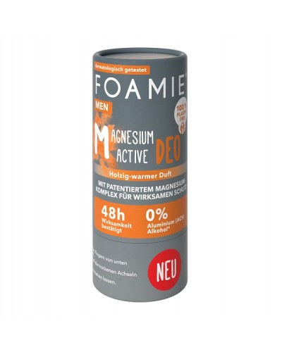 FOAMIE MEN POWER UP MAGNESIUM ACTIVE SOLID DEODORANT 40G