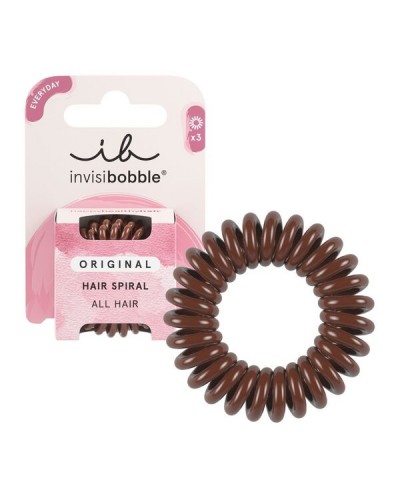 INVISIBOBBLE ORIGINAL PRETZEL BROWN ΛΑΣΤΙΧΑΚΙΑ ΜΑΛΛΙΩΝ 3τμχ