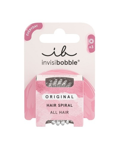 INVISIBOBBLE ORIGINAL CRYSTAL CLEAR ΛΑΣΤΙΧΑΚΙΑ ΜΑΛΛΙΩΝ 3τμχ