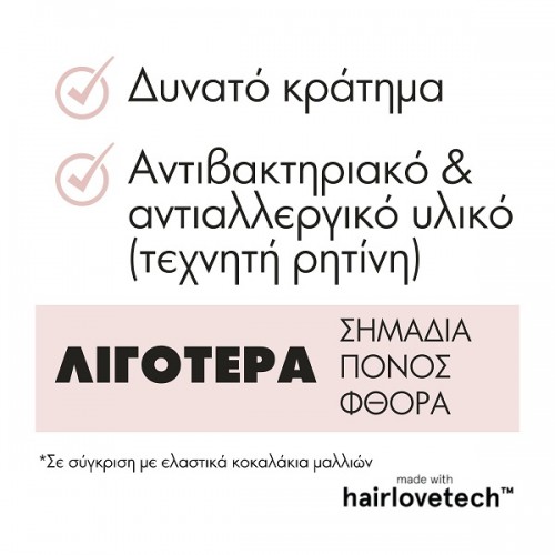 INVISIBOBBLE ORIGINAL CRYSTAL CLEAR ΛΑΣΤΙΧΑΚΙΑ ΜΑΛΛΙΩΝ 3τμχ