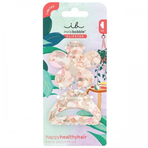 INVISIBOBBLE CLIPSTAR M OASIS REFRESHED BLOOM ΚΛΑΜΕΡ ΓΙΑ ΜΑΛΛΙΑ 2τμχ INVISIBOBBLE CLIPSTAR M OASIS REFRESHED BLOOM ΚΛΑΜΕΡ ΓΙΑ ΜΑΛΛΙΑ 2τμχ
