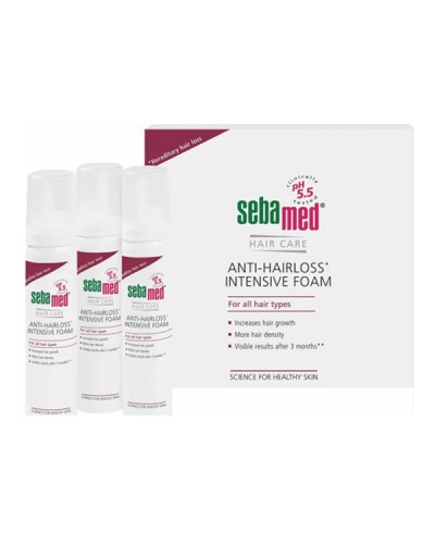 SEBAMED ANTI-HAIRLOSS INTENSIVE FOAM 3 x 70ML