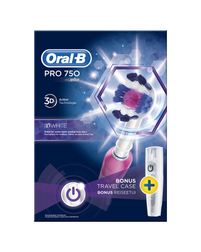 ORAL-B PRO 750 3D WHITE ΗΛΕΚΤΡΙΚΗ ΟΔΟΝΤΟΒΟΥΡΤΣΑ ORAL-B PRO 750 3D WHITE ΗΛΕΚΤΡΙΚΗ ΟΔΟΝΤΟΒΟΥΡΤΣΑ