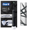 ORAL-B PRO 3 3500 BLACK DESIGN EDITION ΜΑΥΡΗ ΗΛΕΚΤΡΙΚΗ ΟΔΟΝΤΟΒΟΥΡΤΣΑ & ΘΗΚΗ ΤΑΞΙΔΙΟΥ