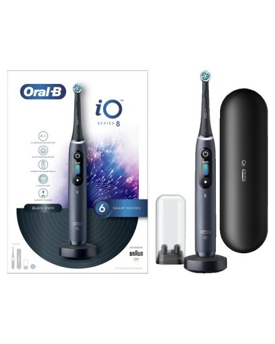 ORAL-B iO SERIES 8 MAGNETIC BLACK ONYX ΗΛΕΚΤΡΙΚΗ ΟΔΟΝΤΟΒΟΥΡΤΣΑ 1ΤΜΧ ORAL-B iO SERIES 8 MAGNETIC BLACK ONYX ΗΛΕΚΤΡΙΚΗ ΟΔΟΝΤΟΒΟΥΡΤΣΑ 1ΤΜΧ