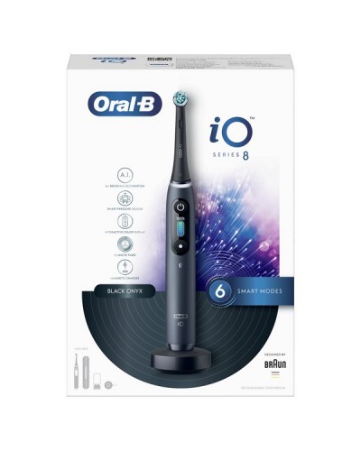 ORAL-B iO SERIES 8 MAGNETIC BLACK ONYX ΗΛΕΚΤΡΙΚΗ ΟΔΟΝΤΟΒΟΥΡΤΣΑ 1ΤΜΧ ORAL-B iO SERIES 8 MAGNETIC BLACK ONYX ΗΛΕΚΤΡΙΚΗ ΟΔΟΝΤΟΒΟΥΡΤΣΑ 1ΤΜΧ