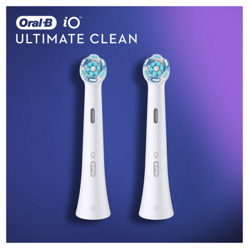 ORAL-B iO ULTIMATE CLEAN WHITE ΑΝΤΑΛΛΑΚΤΙΚΕΣ ΚΕΦΑΛΕΣ ΗΛΕΚΤΡΙΚΗΣ ΟΔΟΝΤΟΒΟΥΡΤΣΑΣ 2ΤΜΧ