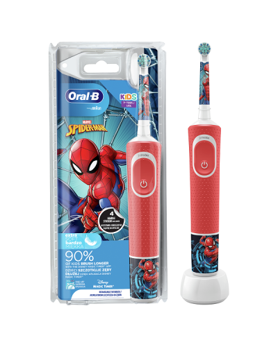 ORAL-B KIDS VITALITY ΠΑΙΔΙΚΗ ΗΛΕΚΤΡΙΚΗ ΟΔΟΝΤΟΒΟΥΡΤΣΑ SPIDERMAN 1ΤΜΧ ORAL-B KIDS VITALITY ΠΑΙΔΙΚΗ ΗΛΕΚΤΡΙΚΗ ΟΔΟΝΤΟΒΟΥΡΤΣΑ SPIDERMAN 1ΤΜΧ