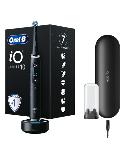 ORAL-B iO SERIES 10 MAGNETIC COSMIC BLACK ΗΛΕΚΤΡΙΚΗ ΟΔΟΝΤΟΒΟΥΡΤΣΑ