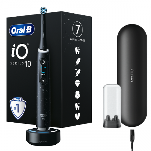 ORAL-B iO SERIES 10 MAGNETIC COSMIC BLACK ΗΛΕΚΤΡΙΚΗ ΟΔΟΝΤΟΒΟΥΡΤΣΑ