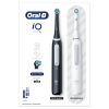 ORAL-B iO SERIES 4 DUO BLACK & WHITE ΗΛΕΚΤΡΙΚΕΣ ΟΔΟΝΤΟΒΟΥΡΤΣΕΣ ΜΑΥΡΗ & ΑΣΠΡΗ 2τμχ & ΘΗΚΗ ΤΑΞΙΔΙΟΥ 1τμχ