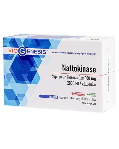 VIOGENESIS NATTOKINASE 100MG 2000FU 60CAPS