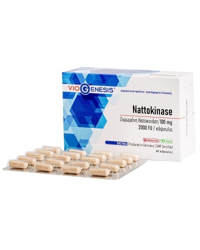 VIOGENESIS NATTOKINASE 100MG 2000FU 60CAPS