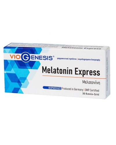 VIOGENESIS MELATONIN EXPRESS 30 GEL TABS