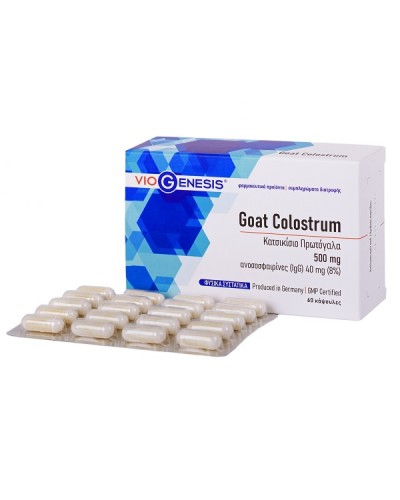 VIOGENESIS GOAT COLOSTRUM 500MG 60CAPS