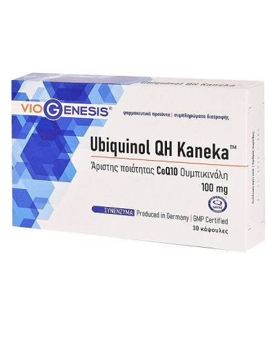 VIOGENESIS UBIQUINOL QH KANEKA 100MG 30SOFTGELS