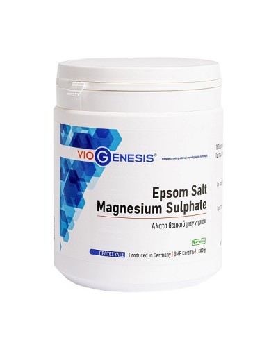 VIOGENESIS EPSOM SALT MAGNESIUM SULPHATE 500GR