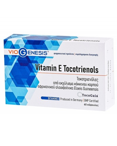 VIOGENESIS VITAMIN E TOCOTRIENOLS 60 softgels