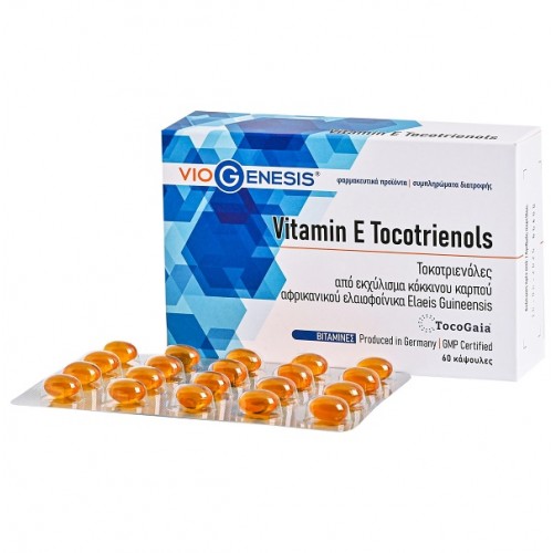 VIOGENESIS VITAMIN E TOCOTRIENOLS 60 softgels