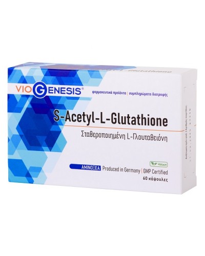 VIOGENESIS S-ACETYL-L-GLUTATHIONE 60caps
