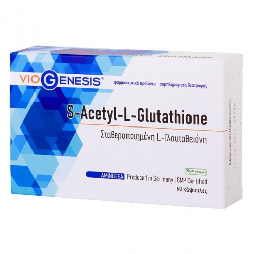 VIOGENESIS S-ACETYL-L-GLUTATHIONE 60caps