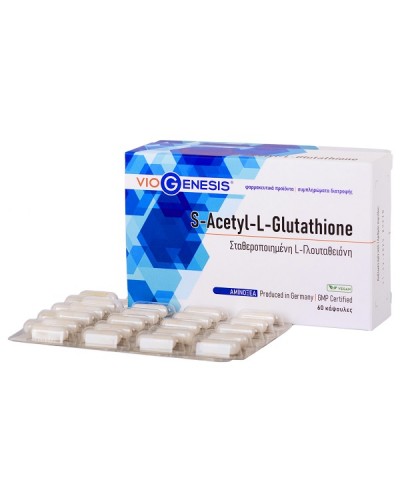 VIOGENESIS S-ACETYL-L-GLUTATHIONE 60caps