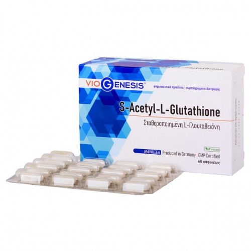 VIOGENESIS S-ACETYL-L-GLUTATHIONE 60caps