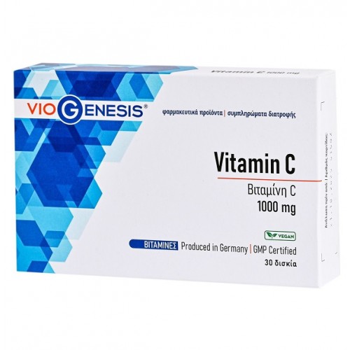 VIOGENESIS VITAMIN C 1000mg 30tabs