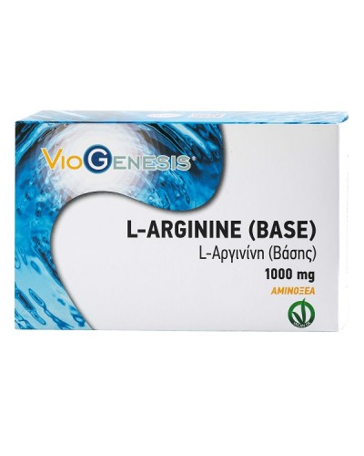 VIOGENESIS L-ARGININE (BASE) 1000MG 60TABS