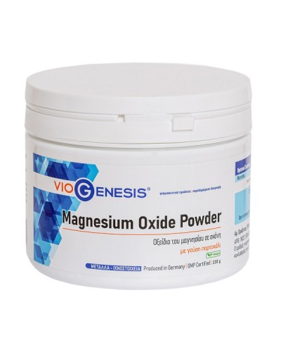 VIOGENESIS MAGNESIUM OXIDE POWDER ORANGE FLAVOUR 230GR