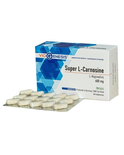 VIOGENESIS SUPER L-CARNOSINE 600MG 60CAPS