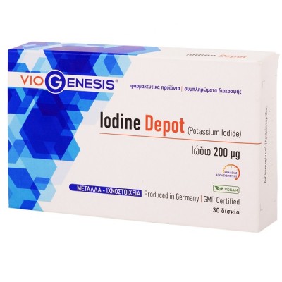 VIOGENESIS IODINE DEPOT 200MG 30TABS