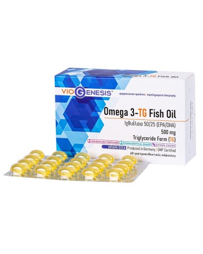 VIOGENESIS OMEGA 3-TG FISH OIL 500MG 60CAPS